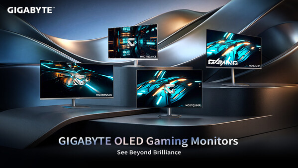 GIGABYTE Unveils Four New OLED Gaming Monitors 