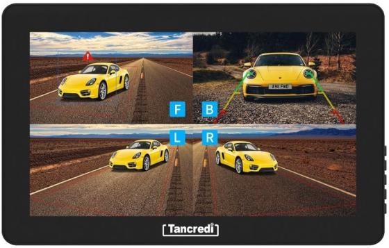 10.1-Inch AI Quad AHD Touch Screen DVR Monitor
