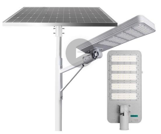80–120W Wind-Resistant Split Smart Solar Street Lamp