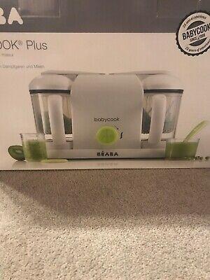 Beaba Babycook Plus 4-in-1 Kitchen Robot for Steaming Mixing Defrosting & Warming