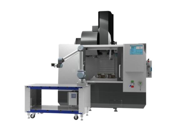 CNC Mill Automation System with Dual Multi-grip Vises, 56x32 