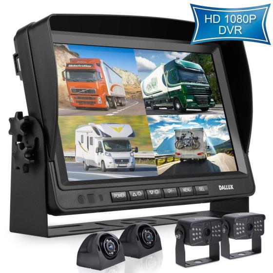 DTC-RCS9000Q Truck 4-Channel Wired Camera System – Commercial Vehicle Surveillance – For Sale