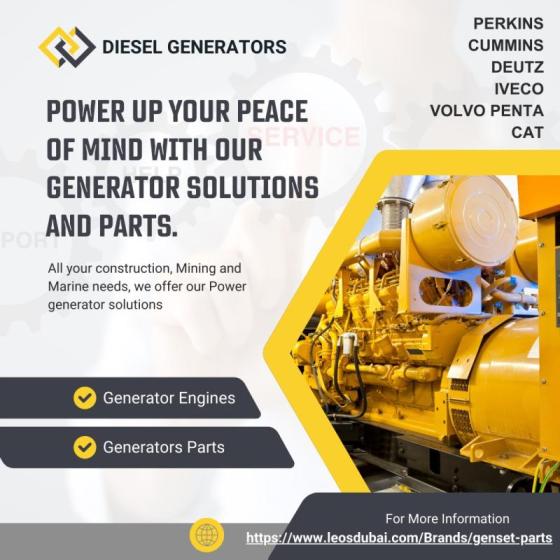 Diesel Generators & Spares – CAT, Perkins, Cummins, Volvo Penta, IVECO, Kubota, Deutz – Power Generation – For Sale