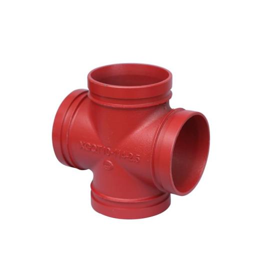 Ductile Iron Grooved Equal Cross No. 180 – Pipe Fitting for