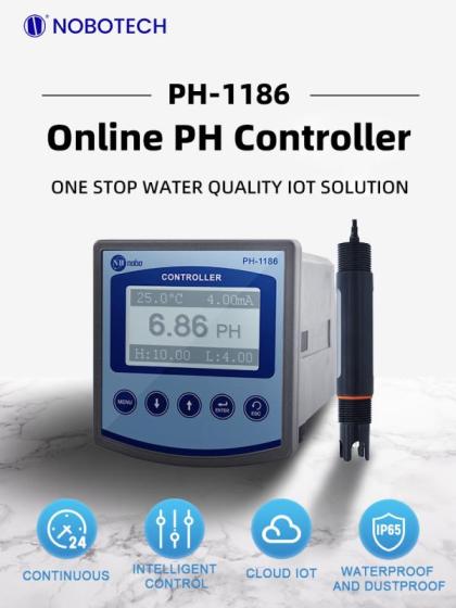 Online pH Analyzer – with Probe, pH Controller – Water Quality Monitoring – For Sale