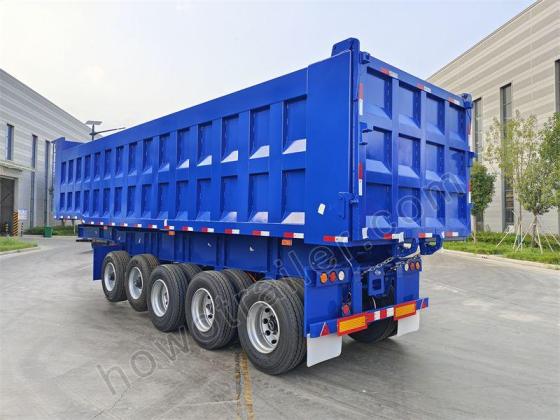 HOWO 5-Axle Tipper Semi-Trailer – Heavy-Duty Dump Truck Trailer – for Mining/Construction – For