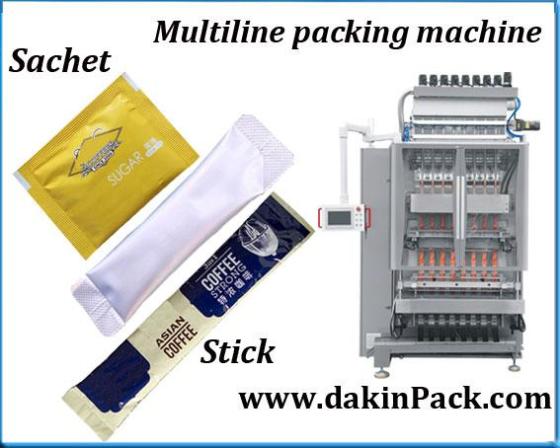 Multi-Lane Granule Packing Machine – Multi-Row Four-Side Sealing Packaging Equipment