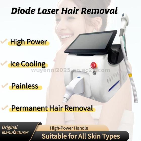 Professional 808 nm Diode Hair Removal Machine 808/755/1064 Permanent Hair Remover Equipment – Medi