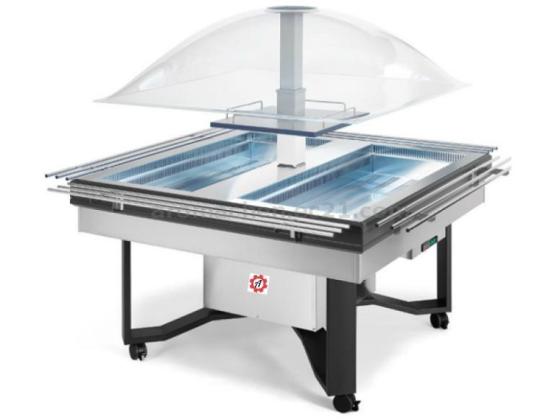 Refrigerated Bain Marie-Cold Food Holding Counter f