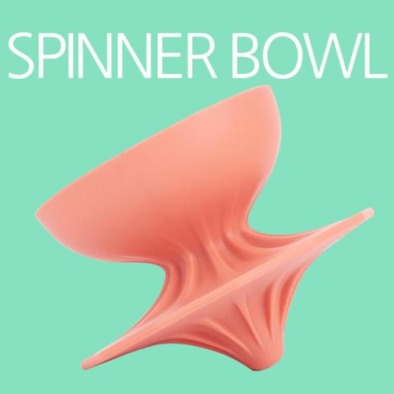 SPINNER BOWL-Pink Cat Feeder Bowl-Pet Feeding Dish-Consumer Product Supplier