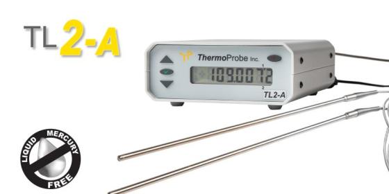 TL2-A Precision Bench-Top Laboratory Thermometer – Dual Channel, USB Data Logger – Calibration Eq