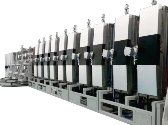 Upgraded Vertical Inline Sputter Coating Machine for TCO Film SIMVACO Thin Film Deposition PVD