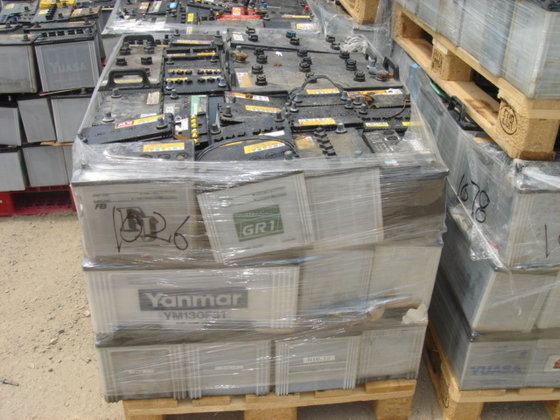 Used Car Batteries – Drained / Scrap Lead-Acid Batteries – Recycling Material – Wholesale