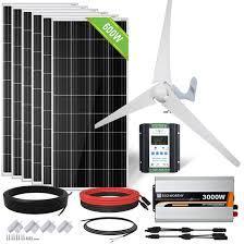 Wind Turbine Generator, Solar Wind Hybrid Kit 1000W